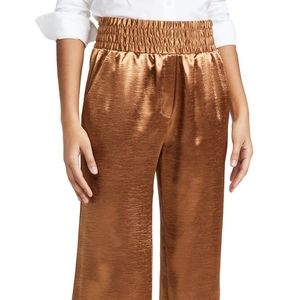 Beautiful cinnamon wide leg dress pant